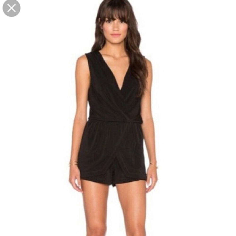 BCBG Black Romper